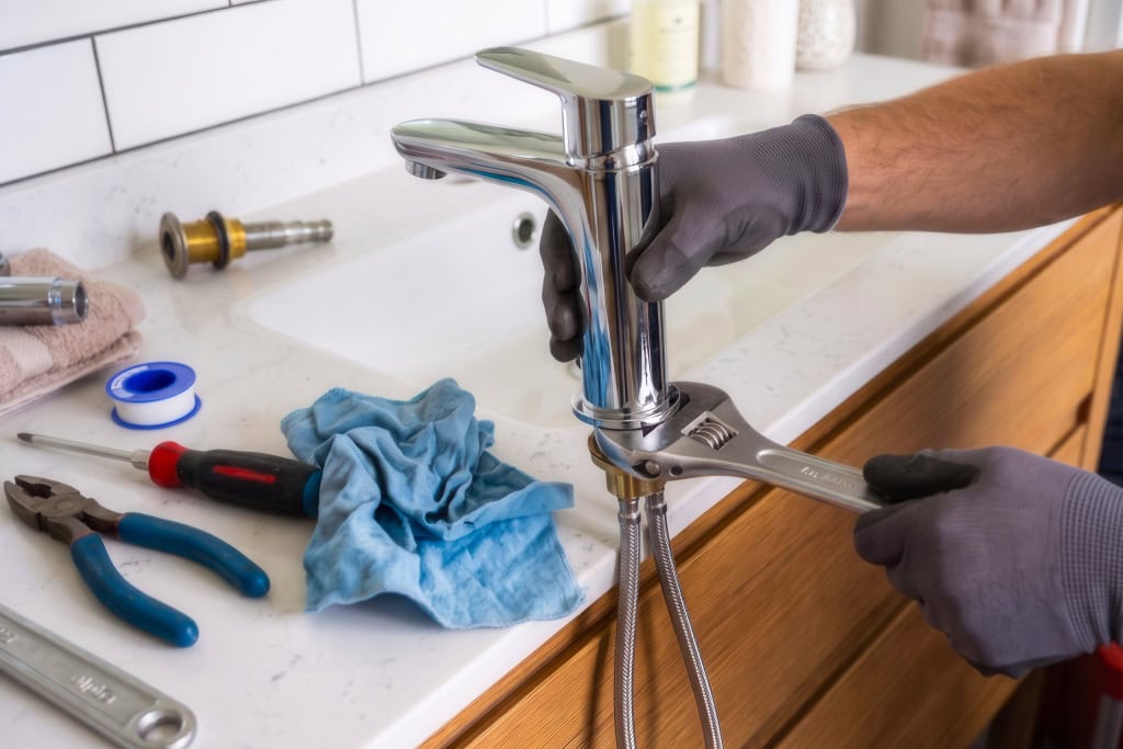 handyman services edinburgh bathroom sink tap replacement