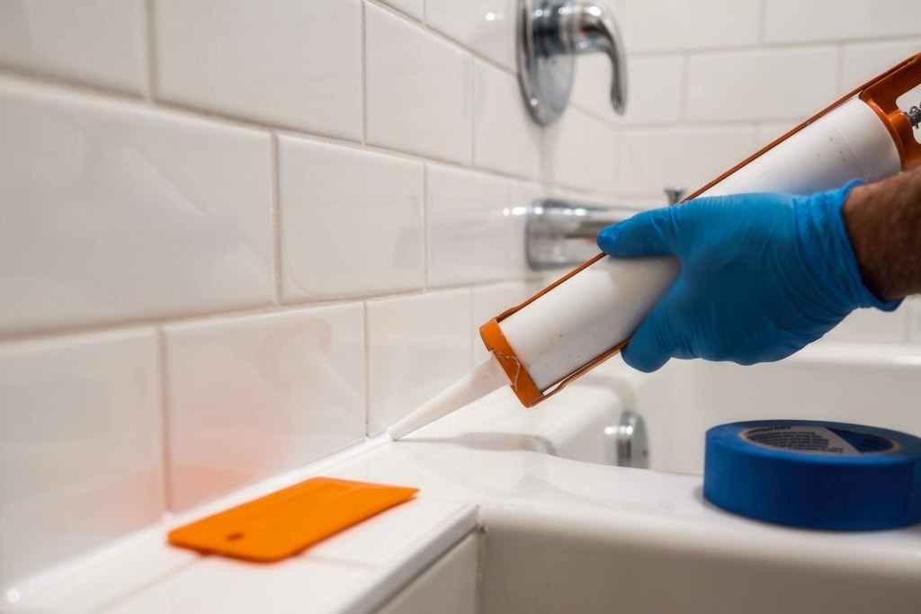 handyman services edinburgh silicone around bath