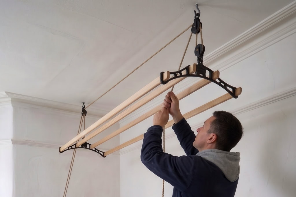 handyman services edinburgh victorian clothes rack installation